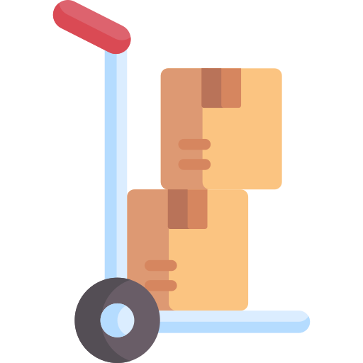 تصویر شفاف از چند جعبه با طراحی انیمیشنی